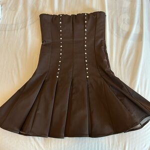 Brown gimaguas dress